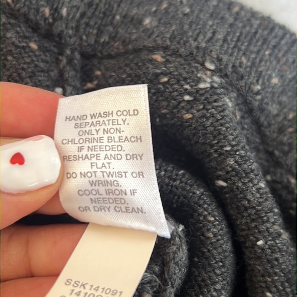 J Jill pencil speckled dark heather gray skirt size medium - Picture 5 of 6